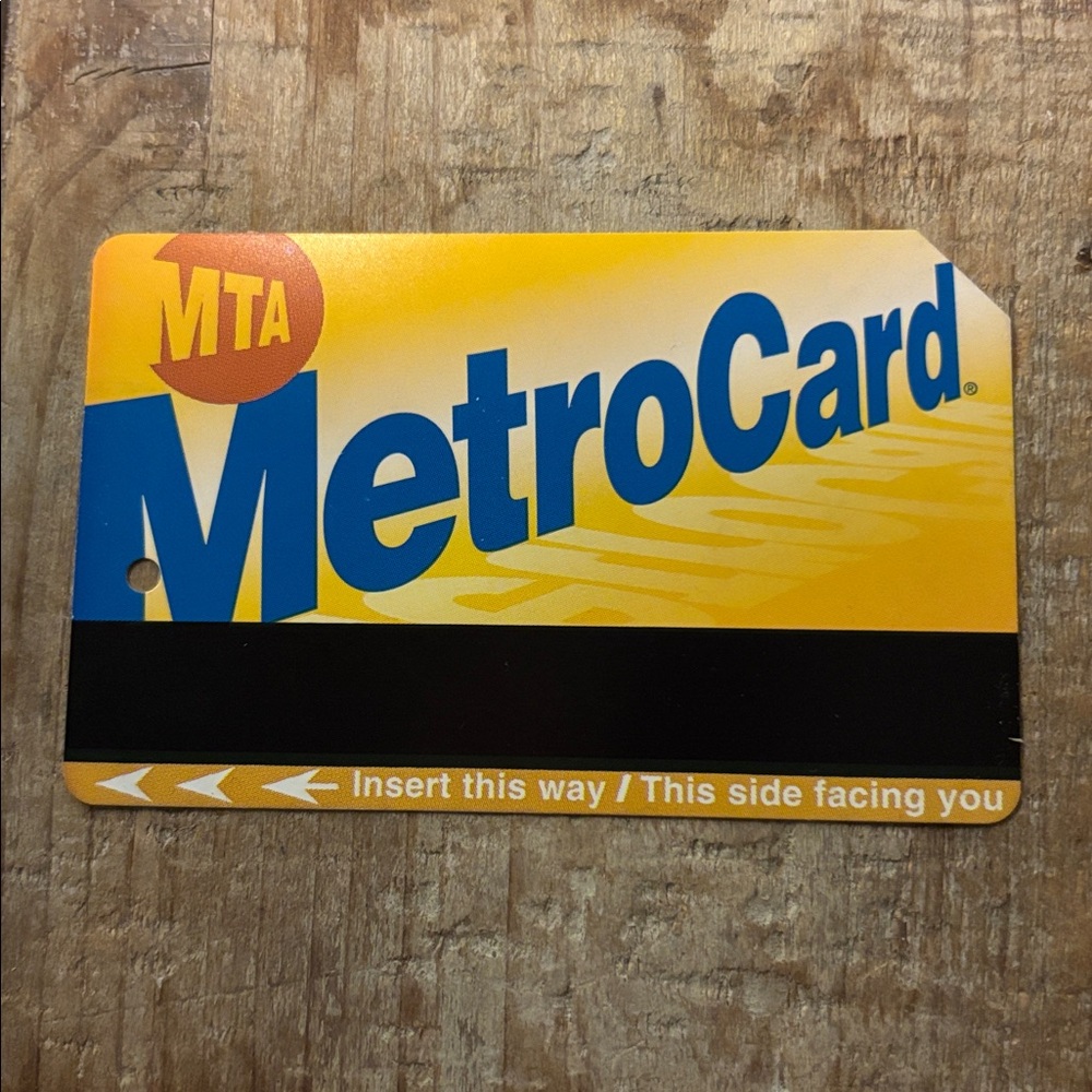 Mint condition MetroCard